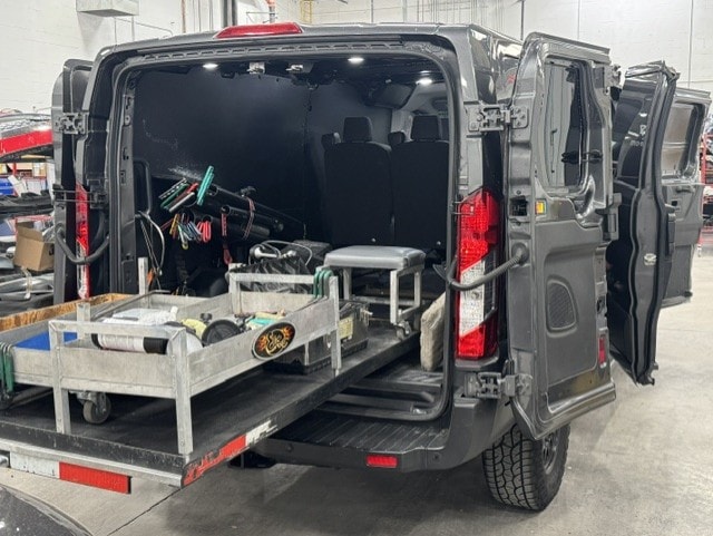 Elite Dent Removal service van loaded with professional PDR equipment